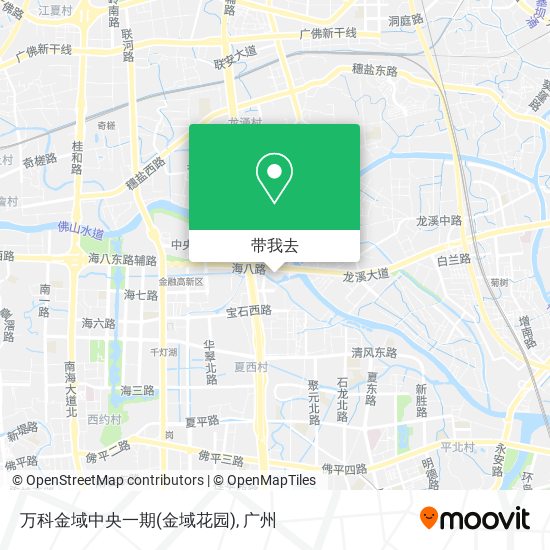 万科金域中央一期(金域花园)地图