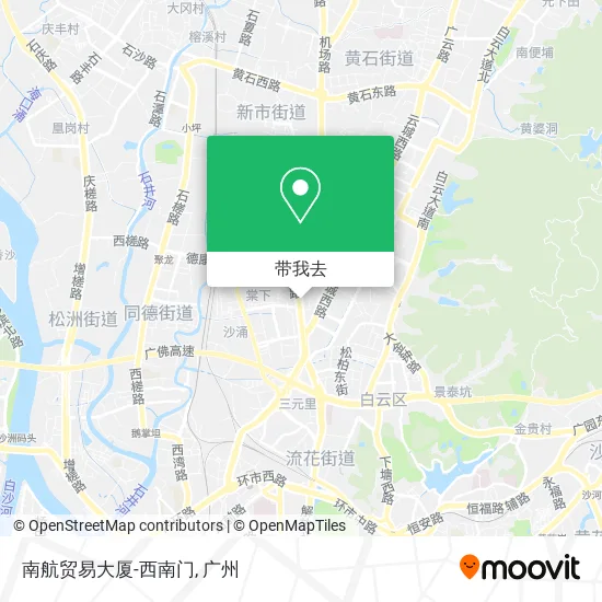南航贸易大厦-西南门地图
