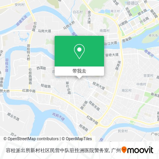 容桂派出所新村社区民营中队驻拄洲医院警务室地图