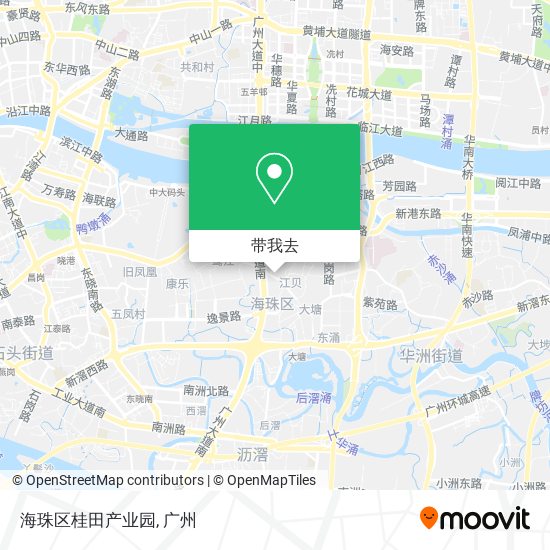 海珠区桂田产业园地图