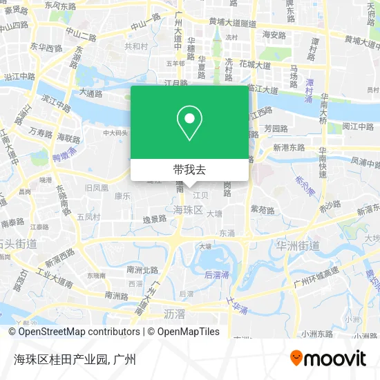 海珠区桂田产业园地图