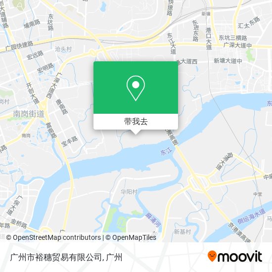 广州市裕穗贸易有限公司地图