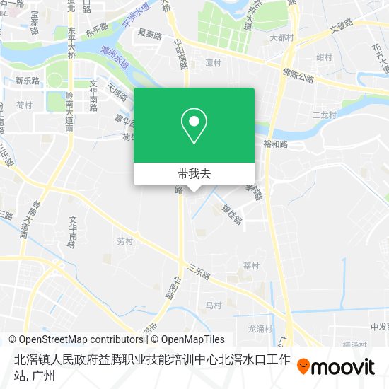 北滘镇人民政府益腾职业技能培训中心北滘水口工作站地图