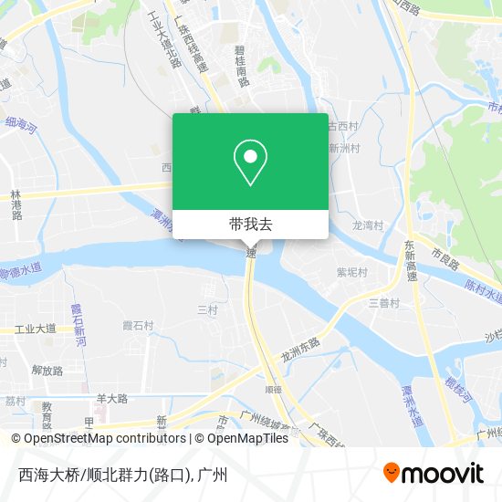 西海大桥/顺北群力(路口)地图