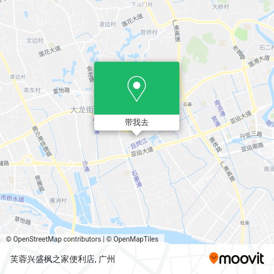 芙蓉兴盛枫之家便利店地图