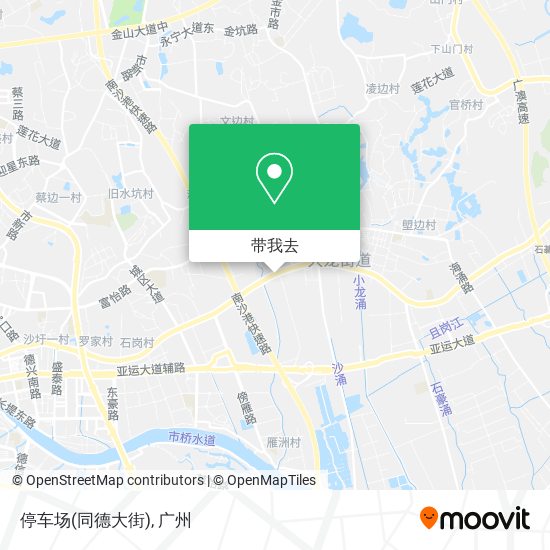 停车场(同德大街)地图
