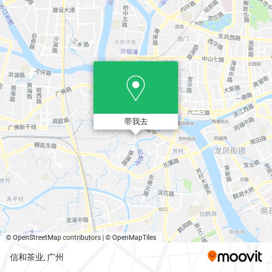信和茶业地图