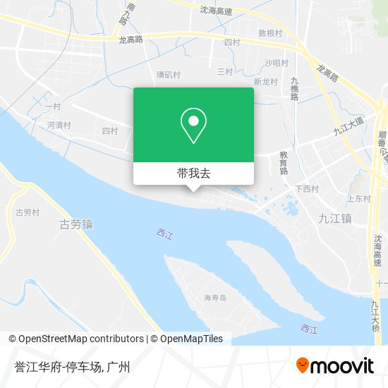 誉江华府-停车场地图
