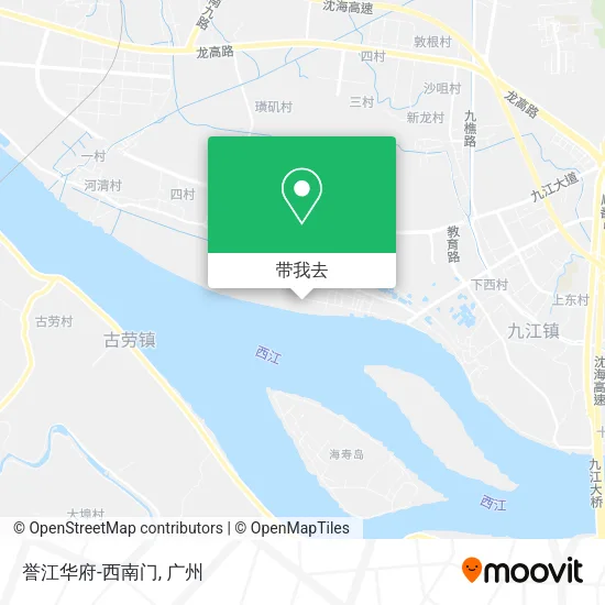 誉江华府-西南门地图