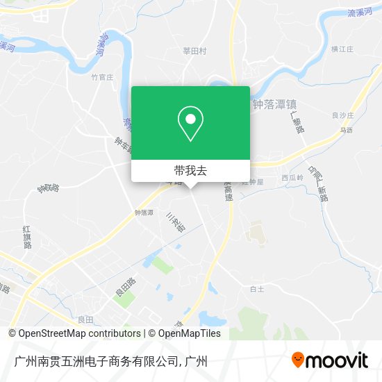 广州南贯五洲电子商务有限公司地图