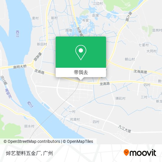 焯艺塑料五金厂地图