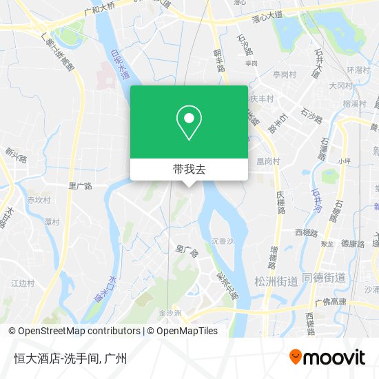 恒大酒店-洗手间地图