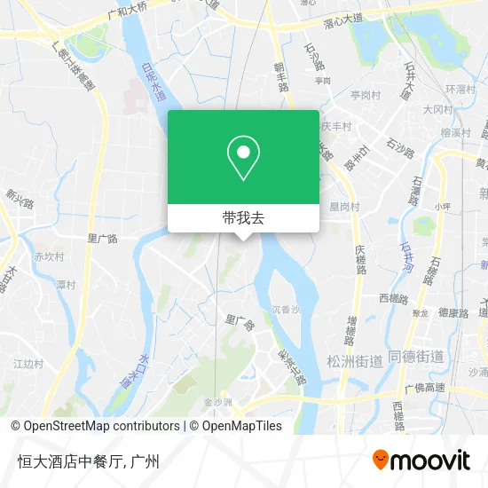 恒大酒店中餐厅地图