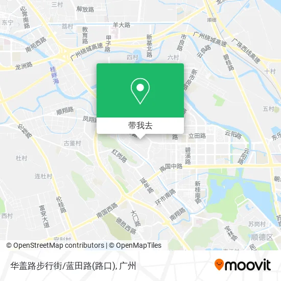 华盖路步行街/蓝田路(路口)地图
