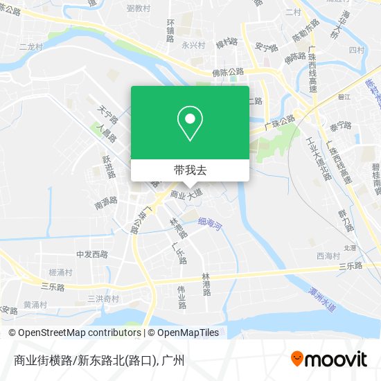 商业街横路/新东路北(路口)地图
