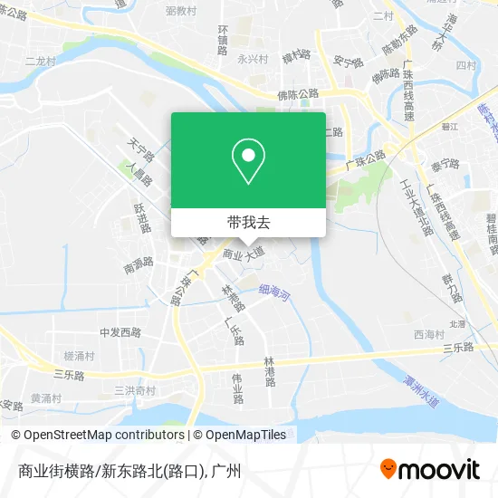 商业街横路/新东路北(路口)地图
