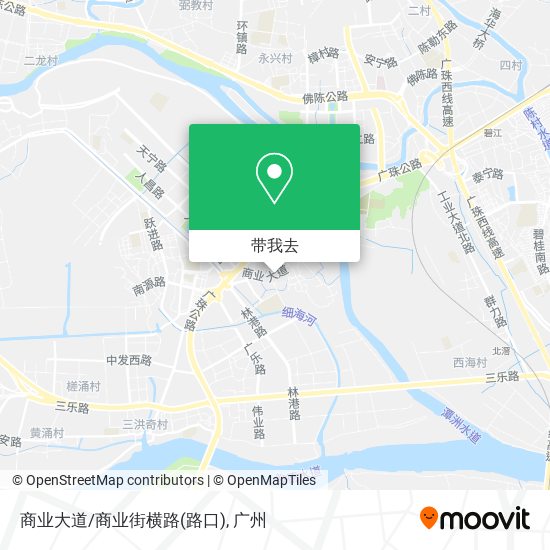 商业大道/商业街横路(路口)地图