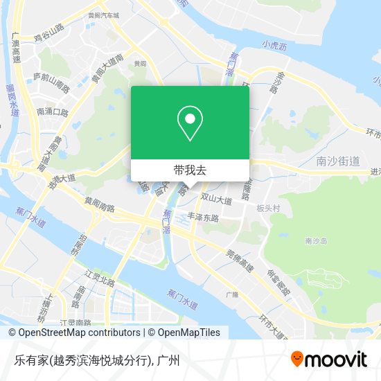 乐有家(越秀滨海悦城分行)地图