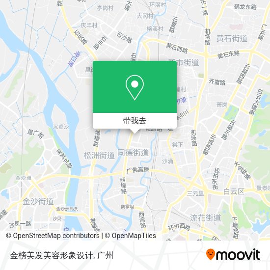 金榜美发美容形象设计地图