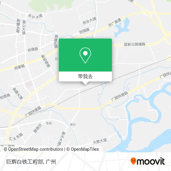 巨辉白铁工程部地图