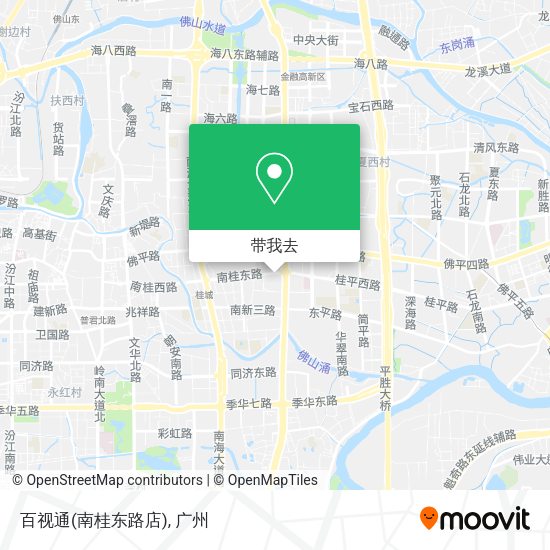 百视通(南桂东路店)地图