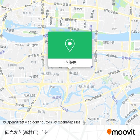 阳光发艺(新村店)地图