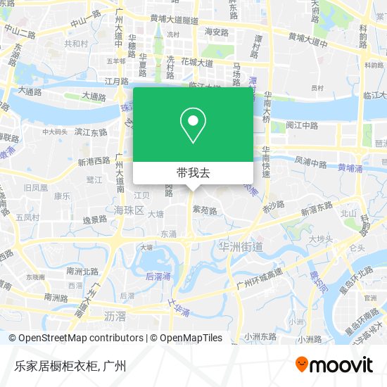 乐家居橱柜衣柜地图
