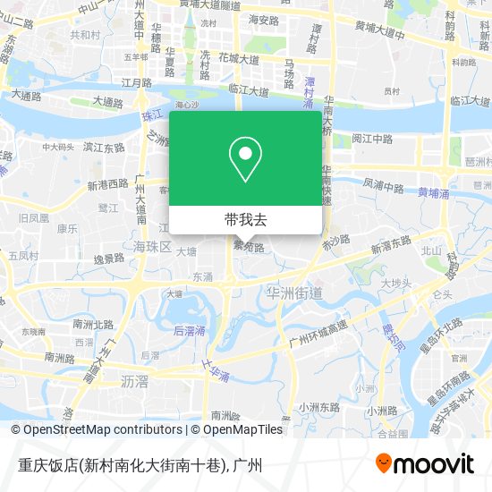 重庆饭店(新村南化大街南十巷)地图