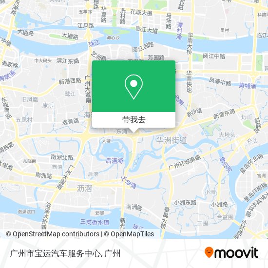 广州市宝运汽车服务中心地图