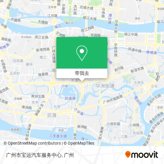 广州市宝运汽车服务中心地图