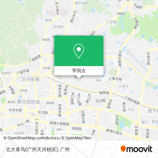北大青鸟(广州天河校区)地图