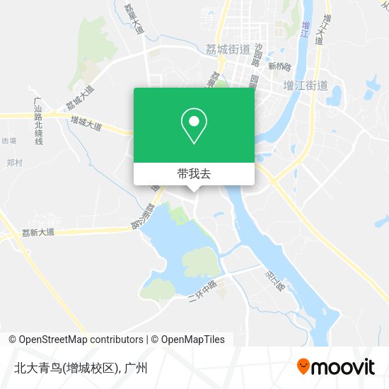 北大青鸟(增城校区)地图