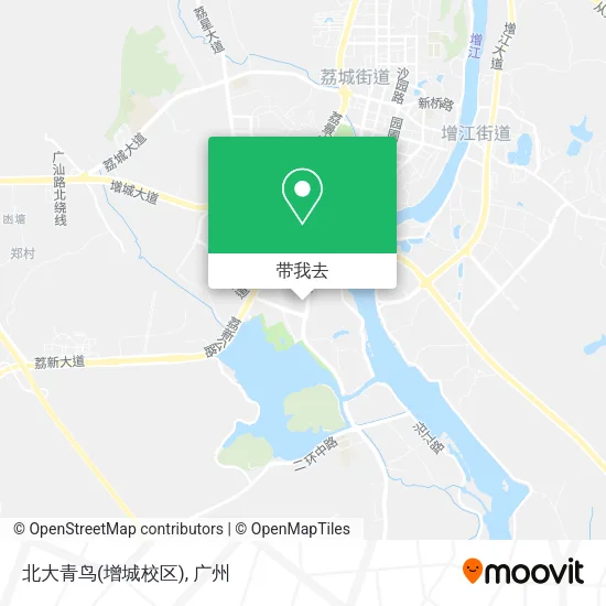 北大青鸟(增城校区)地图