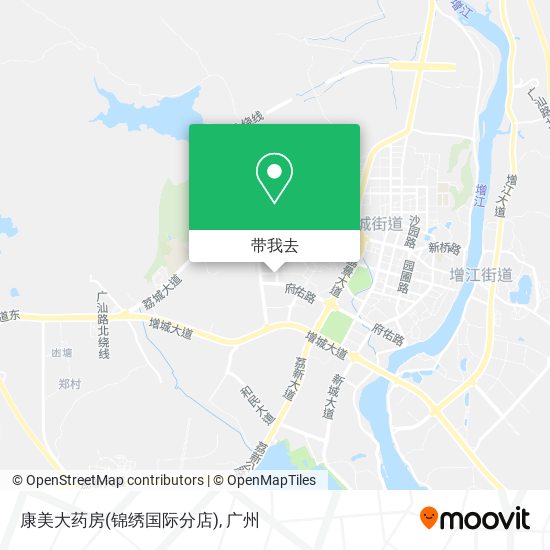 康美大药房(锦绣国际分店)地图