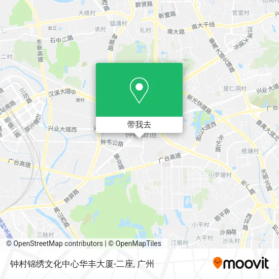 钟村锦绣文化中心华丰大厦-二座地图