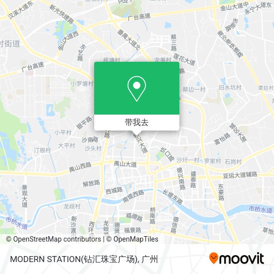 MODERN STATION(钻汇珠宝广场)地图