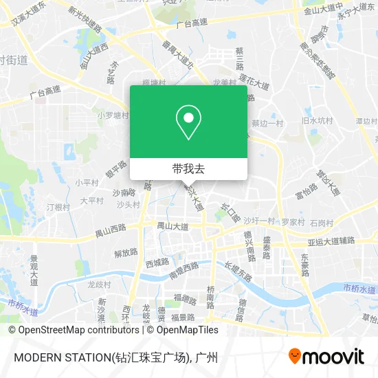 MODERN STATION(钻汇珠宝广场)地图