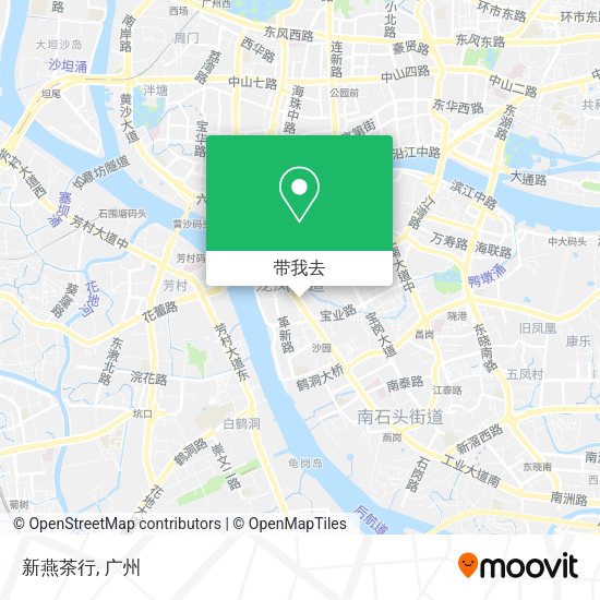 新燕茶行地图