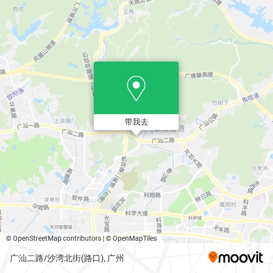 广汕二路/沙湾北街(路口)地图