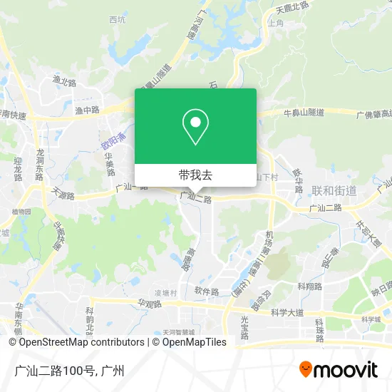 广汕二路100号地图