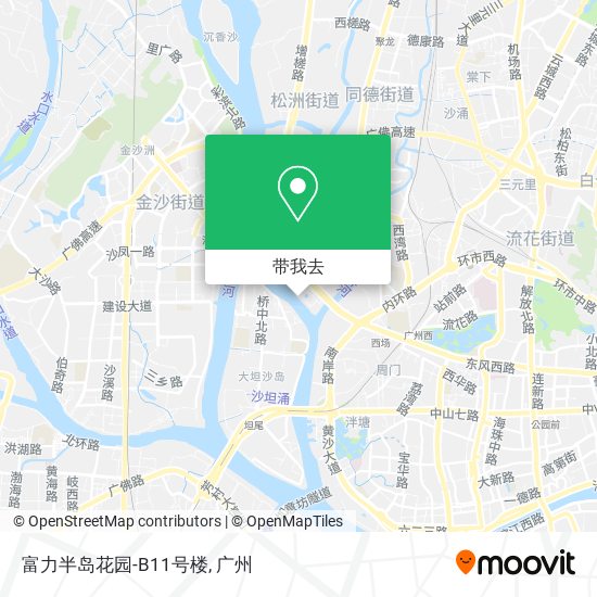 富力半岛花园-B11号楼地图
