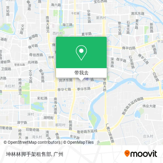 坤林林脚手架租售部地图