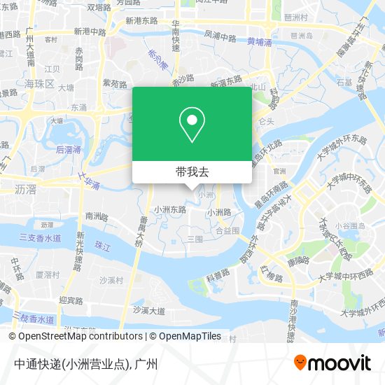 中通快递(小洲营业点)地图