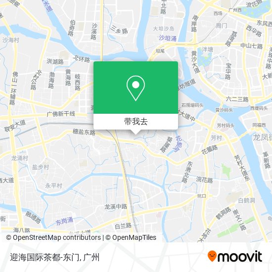 迎海国际茶都-东门地图