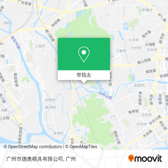 广州市德奥模具有限公司地图