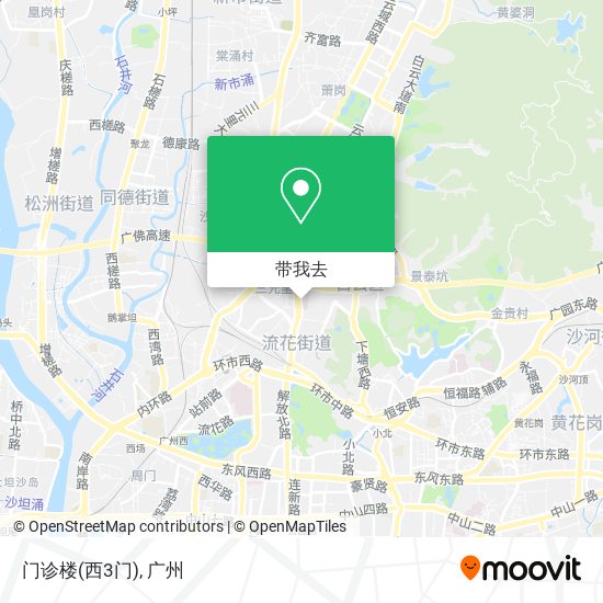 门诊楼(西3门)地图