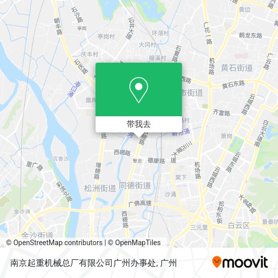 南京起重机械总厂有限公司广州办事处地图