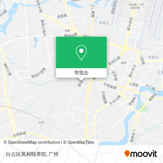 白云区凤和颐养院地图