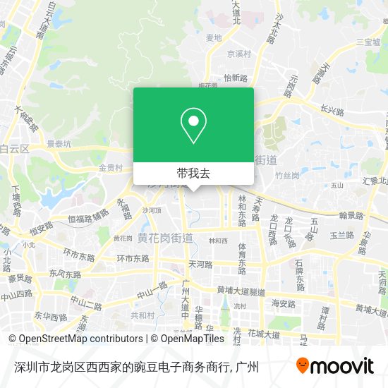 深圳市龙岗区西西家的豌豆电子商务商行地图
