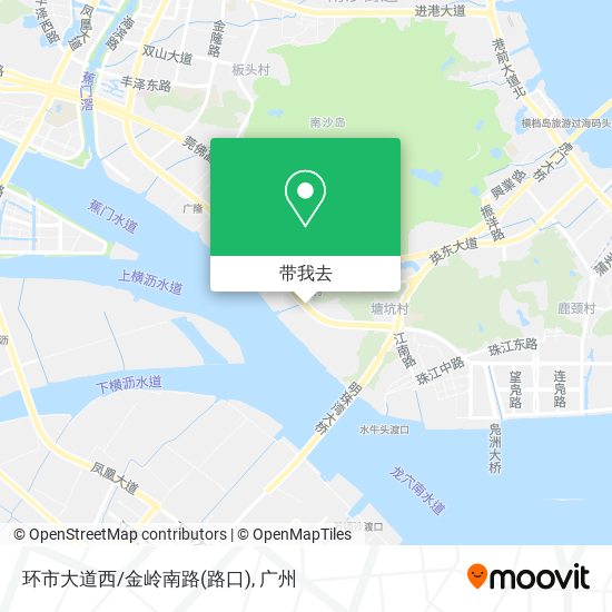 环市大道西/金岭南路(路口)地图